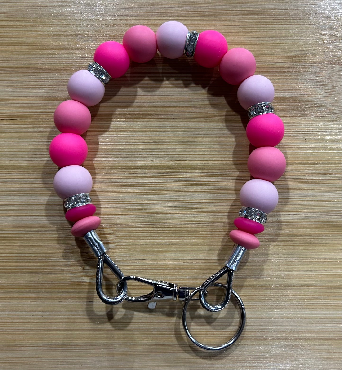 XS Pink Rhinestone Pet Collar