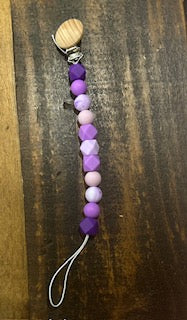 Purple Pacifier Holder