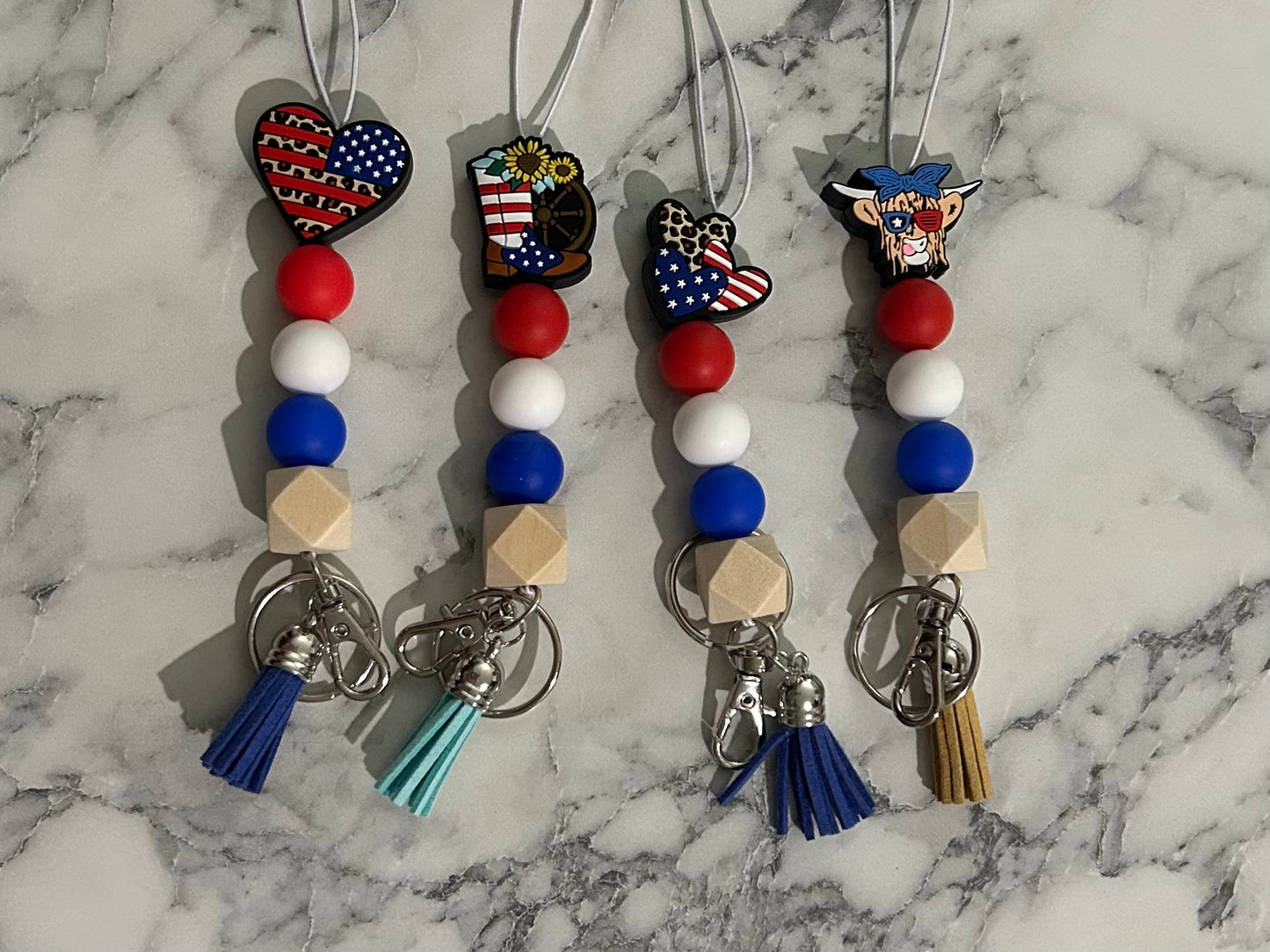 Patriotic Lanyard