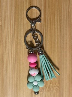 Flower Charm Keychain