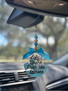 Life's a Beach Mirror Charm