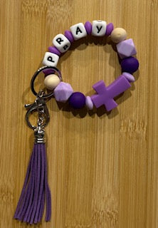 Purple Pray Wristlet