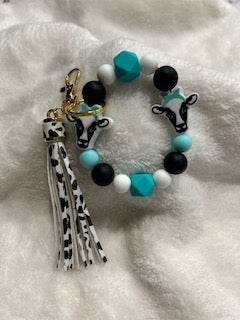 Beaded Wristlet Keychain